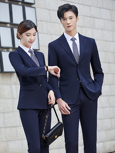藏蓝色职业正装定制
