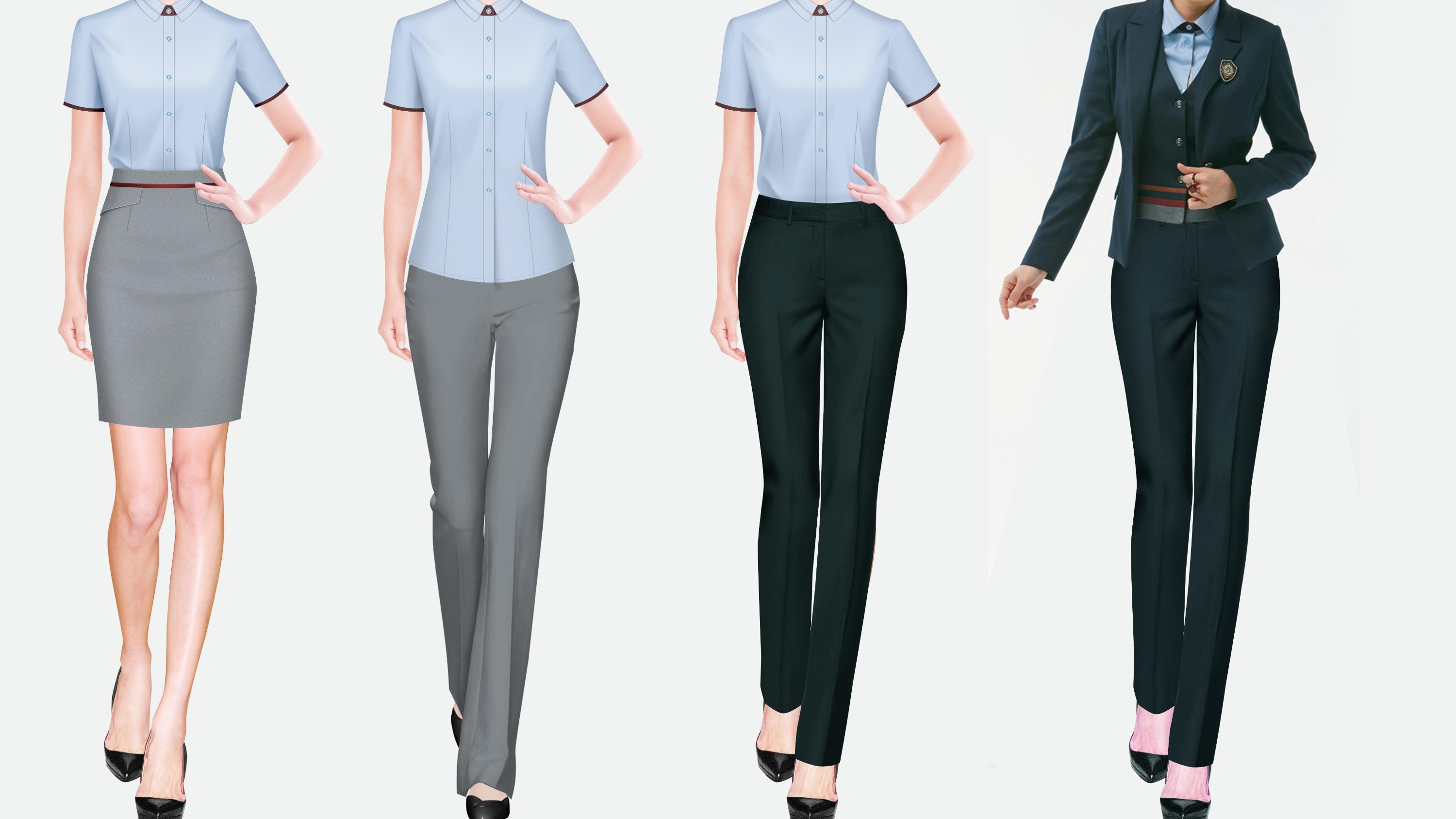 这件定制职业装你觉得适合自己公司吗？